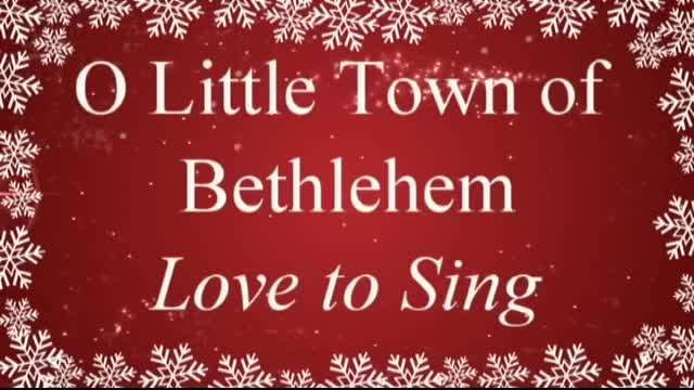 O Little Town of Bethlehem with Lyrics ｜ Christmas Carol & Song