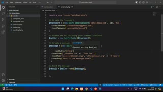 Swift Mailer - How to send email using Swift Mailer in PHP via Contact Form - Gmail SMTP Server