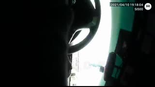 Two police officers stop the head of Internal Affairs