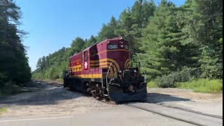 Rescuing a Broken Down Train on the Conway Scenic Railroad