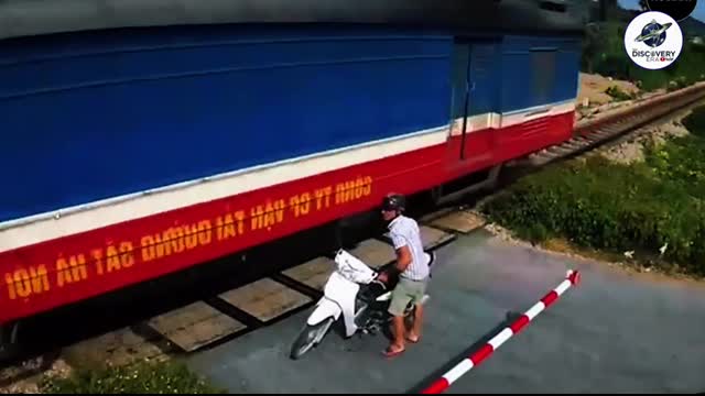 TOP SHOCKING Train Moments  Of Luckiest People Caught On Camera   Best Of 2024