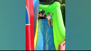 Funny Babies Playing Slide Fails - Cute Baby Videos