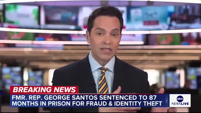 George Santos sentenced to over 7 years in federal fraud case