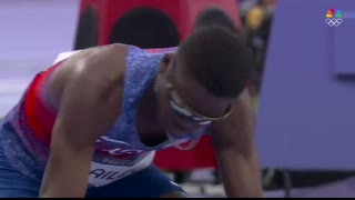 U.S. 4x400m relay team wins gold on strength of anchor Rai Benjamin   Paris Olympics   NBC Sports
