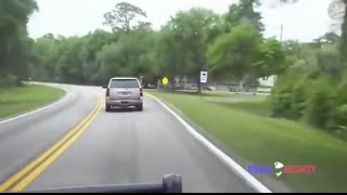 Intense High Speed Sheriff Pursuit Ends With PIT Maneuver in Marion County, Florida