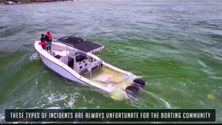 BOAT SINKS AT HAULOVER INLET! CAPTAIN GOES DOWN WITH THE SHIP!   WAVY BOATS