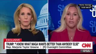 Rep. Marjorie Taylor Greene responds after Trump calls her a 'traitor'