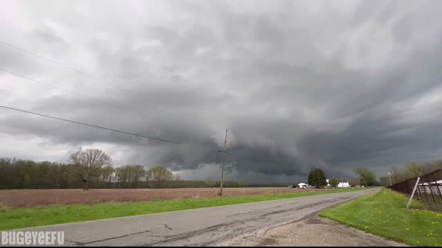 MOST INTENSE LAKE BREEZE SUPERCELL I'VE EVER CHASED. Champion-Kinsman, OH Supercell 04⧸25⧸2025
