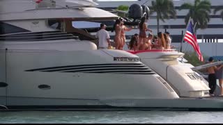 FOR THE BOYS!   Episode 31 ???   Miami River   @DroneViewHD   Party Boats   SPRING BREAK