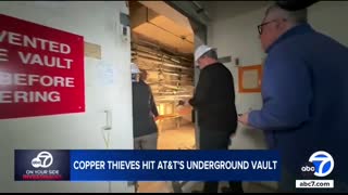 Cable copper thieves hit AT&T underground vault in Southern California