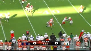 Syracuse Orange vs. Miami Hurricanes   Full Game Highlights   ESPN College Football