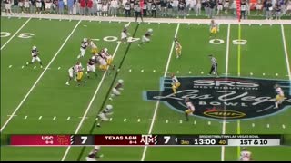 Las Vegas Bowl USC Trojans vs. Texas A&M Aggies   Full Game Highlights   ESPN College Football