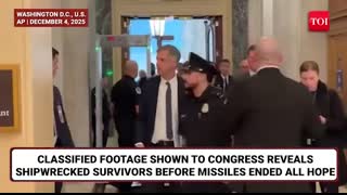 ‘Drug Boat’ Shocker New Video Shows Survivors Frantically Waving Right Before Fatal Second Strike