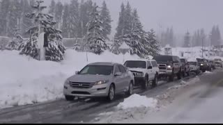 Crazy Winter storms - Atmospheric River Compilation - Snow - Landslides - Flooding