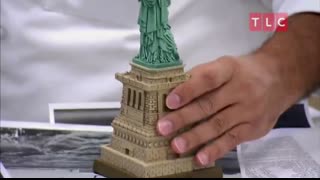 Buddy Makes a Statue of Liberty Cake   Cake Boss