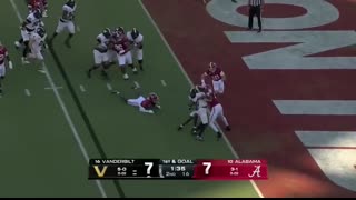 Vanderbilt Commodores vs. Alabama Crimson Tide   Full Game Highlights   ESPN College Football