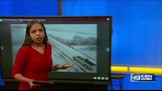 Blizzard conditions impacting travel in Kansas