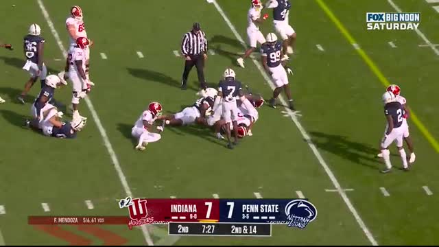No. 2 Indiana Hoosiers vs. Penn State Nittany Lions Highlights   FOX College Football
