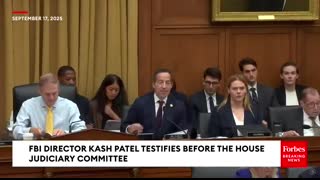 JUST IN Jamie Raskin Demands Answers From Kash Patel About Alleged Trump Birthday Card To Epstein