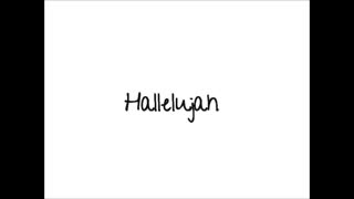 Hallelujah by Jeff Buckley lyrics