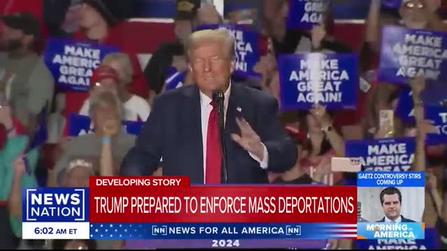 Trump announces military will assist in 'mass deportation' of illegal migrants   Morning in America