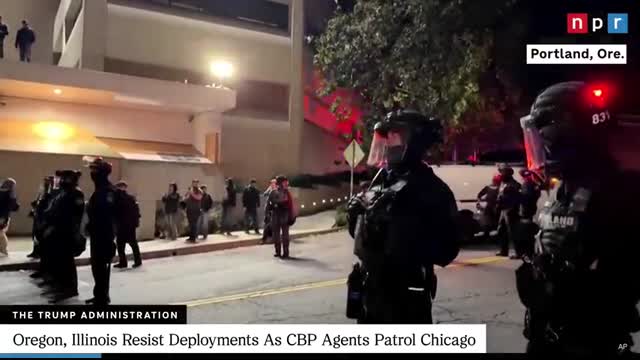 Oregon, Illinois Push Back On Troop Deployments   NPR News Now