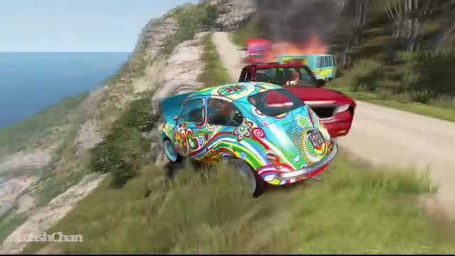 Cliff Drops #22 - BeamNG DRIVE   SmashChan