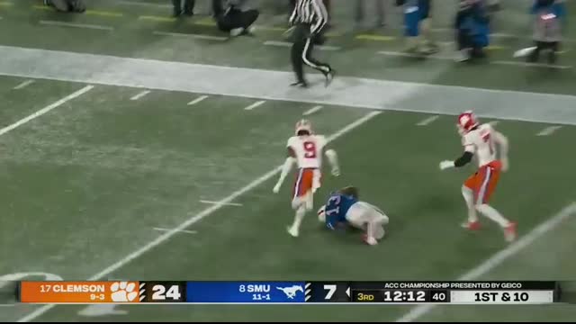 ACC Championship Clemson Tigers vs. SMU Mustangs   Full Game Highlights   ESPN CFB
