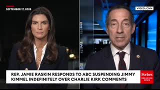 Jamie Raskin Responds To ABC Suspending Jimmy Kimmel Indefinitely Over Charlie Kirk Comments