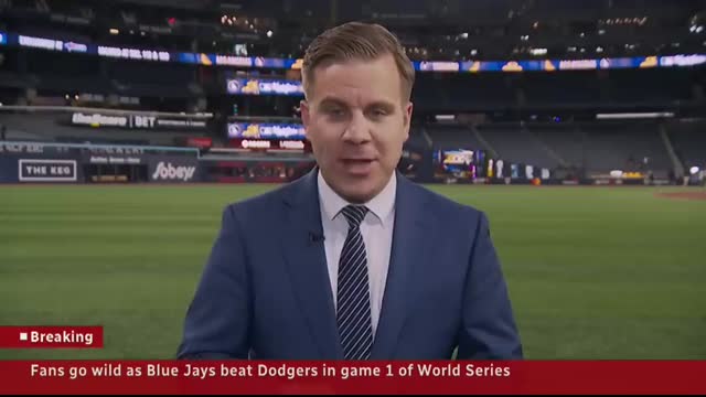 Blue Jays blow out Dodgers in World Series Game 1
