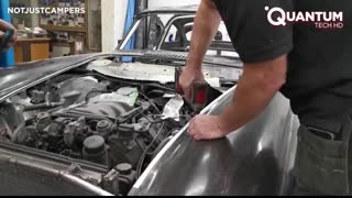 Man Builds Custom MERCEDES GULLWING Using Old Car Parts   Start to Finish by @andirt4