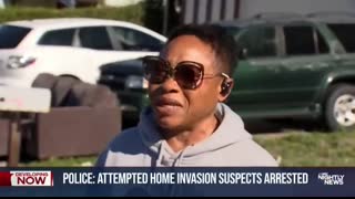 Arrests of home invasion suspects caught on camera