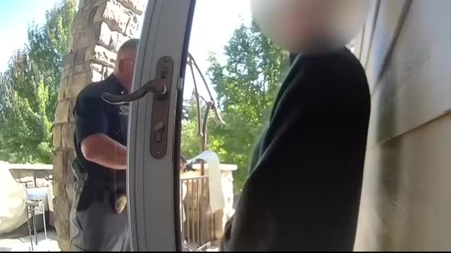 Dystopian Town Sends Lying Cop To Innocent Woman's Home