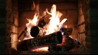 Jeff Buckley - Hallelujah (Christmas Songs - Fireplace Video)