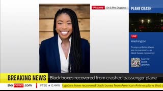 Washington DC plane crash caught on dash cam