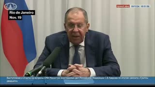Russia Will React Accordingly to ATACMS Strike, Says Foreign Minister Lavrov