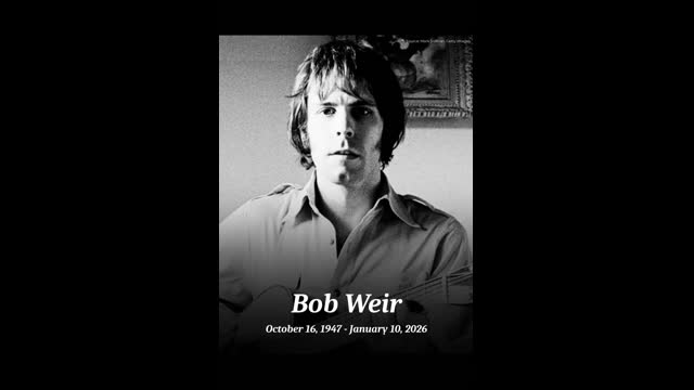 R.I.P. BEAUTIFUL BOBBY WEIR #bobweir #gratefuldead #billkreutzmann