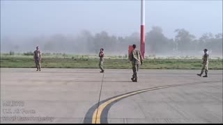 USAF Powerful B-2 Spirit stealth bombers during military exercises in Australia.