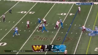 Washington Commanders vs. Detroit Lions   2024 Divisional Round Game Highlights