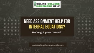 Unlock the Mysteries of Integral Equations: Get Expert Help Today