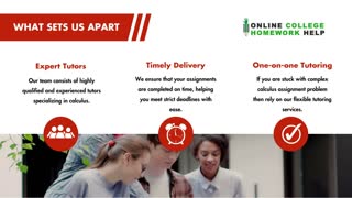 Elevate Your Understanding of Calculus with Expert Assignment  Help